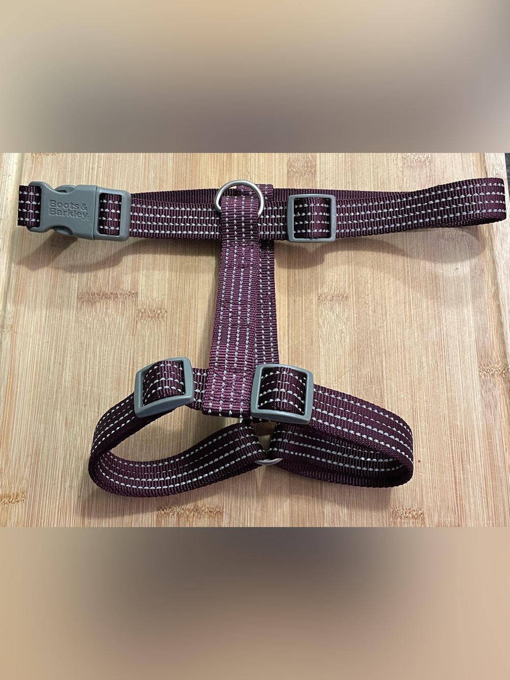 Boots & Barkley no pull harness, purple, reflective, L